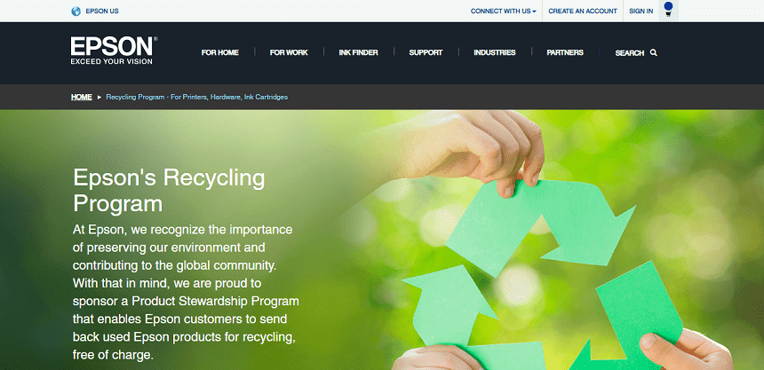 Epson Cartridges Recycling
