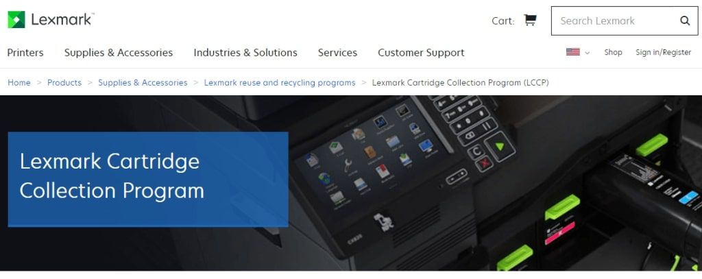 Lexmark Ink and Toner Recycling